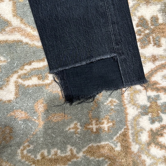 Citizens of Humanity Premium Vintage Liya Hi-Lo Hem Jeans in Black size 25 - Picture 7 of 10